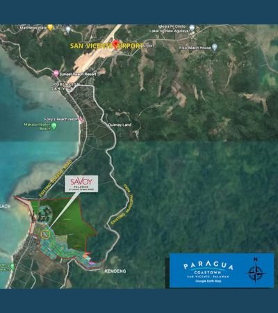 Savoy Condotel - Megaworld Paragua Coastown Location Map Savoy Condotel - Megaworld Paragua Coastown Location Map